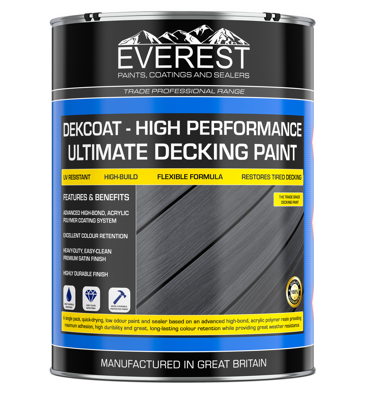 Everest - DEKCOAT - Ultimate Decking Paint - Anti-Slip