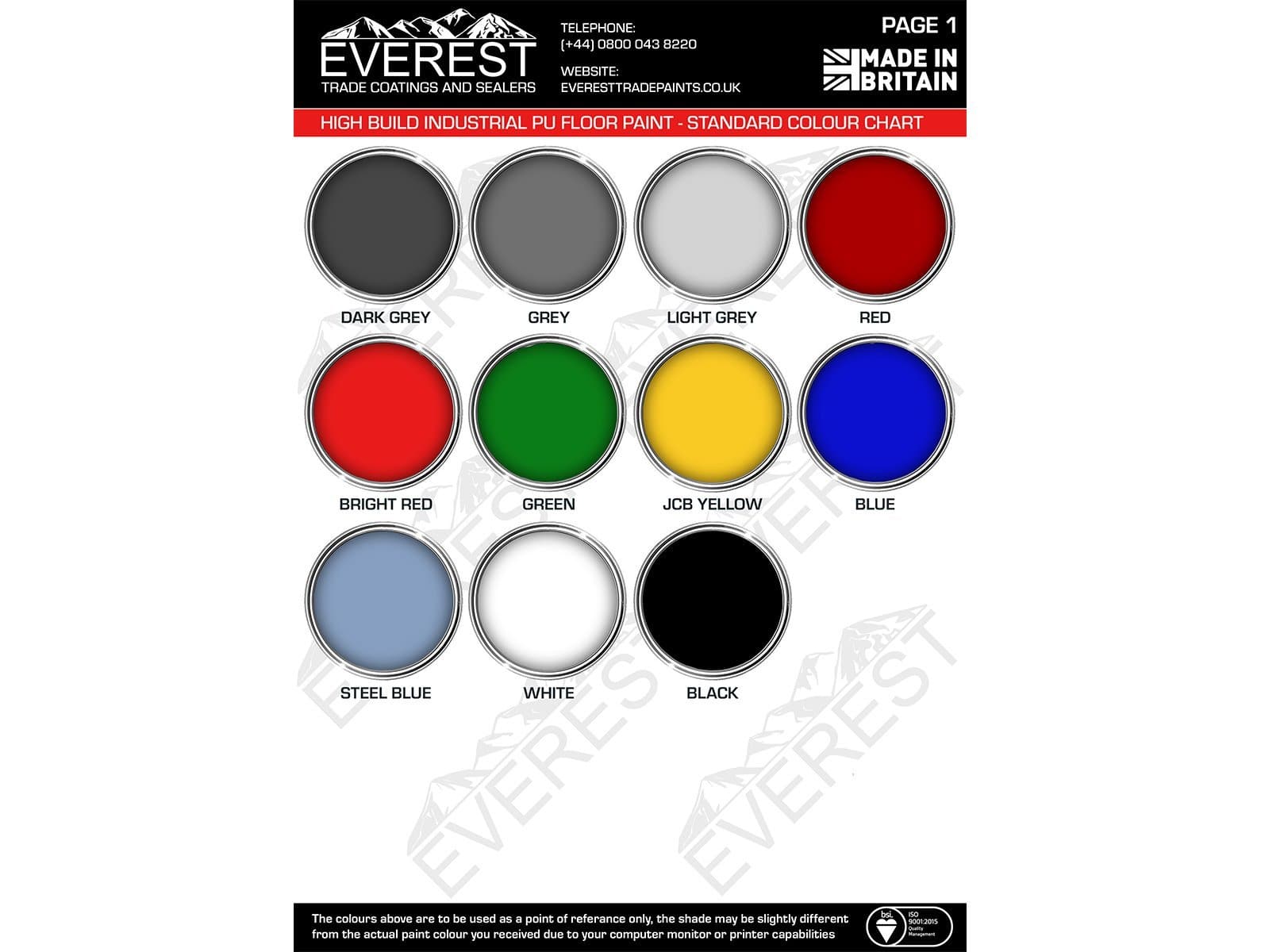 EverFlor - PolyFlor Industrial Floor Paint - Everest Paints