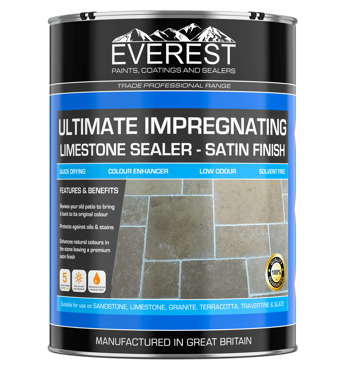SummitSeal - Limestone Sealer - Colour Enhancer - Everest Paints