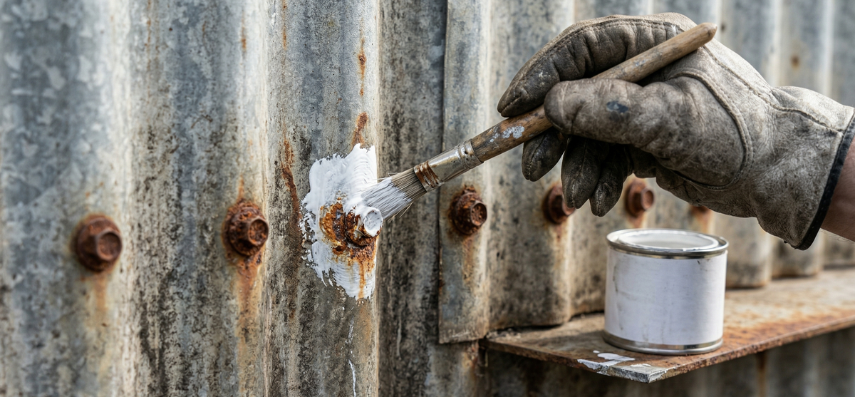 Spot Priming Rust: Converting Corrosion on Screw Heads – Everest Paints