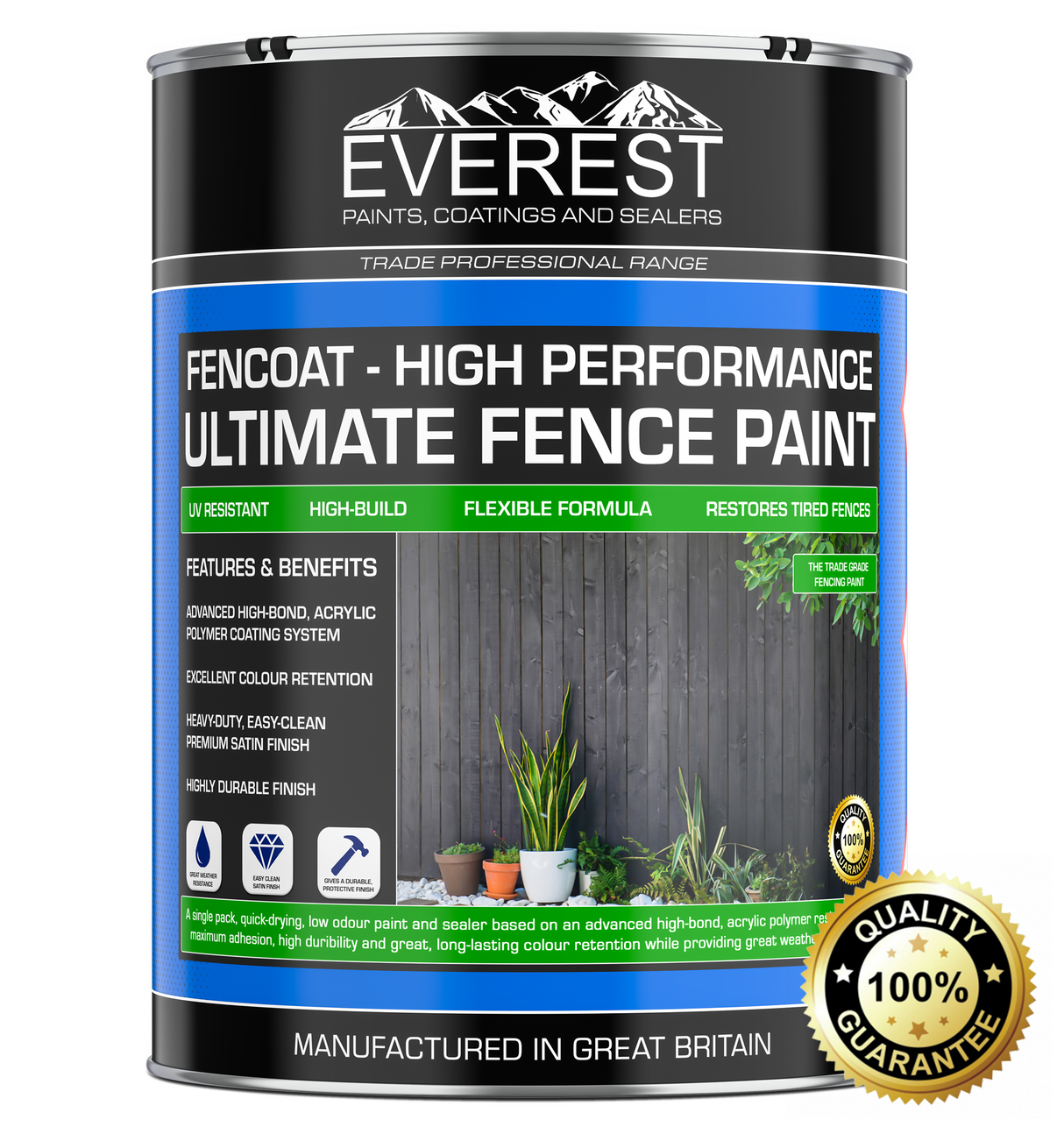 Everest Paints - FENCOAT - Ultieme Hekverf - Hoge Prestaties