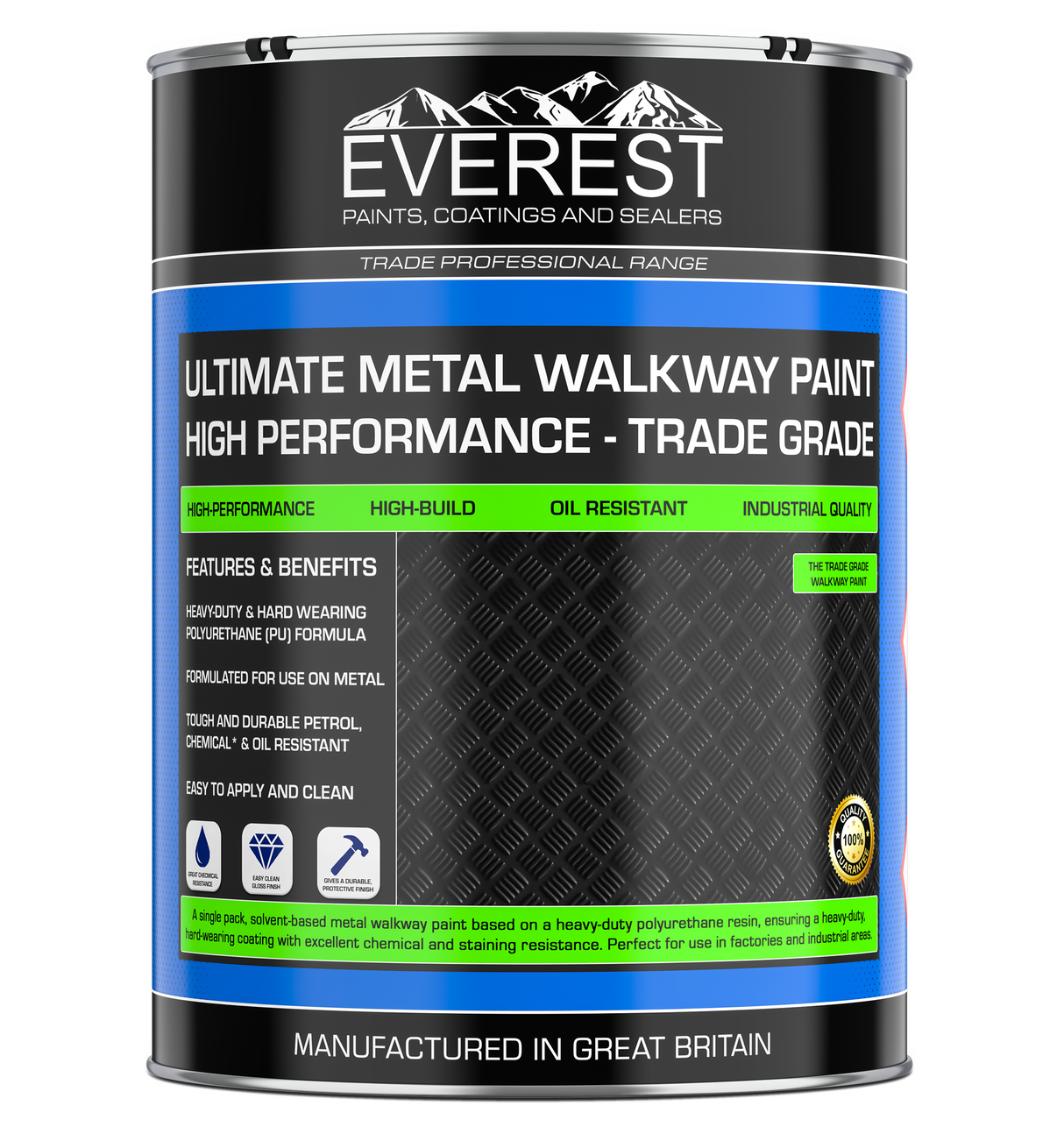 Everest Paints - Ultieme Metaal Looppadverf - Handelskwaliteit Looppadcoating