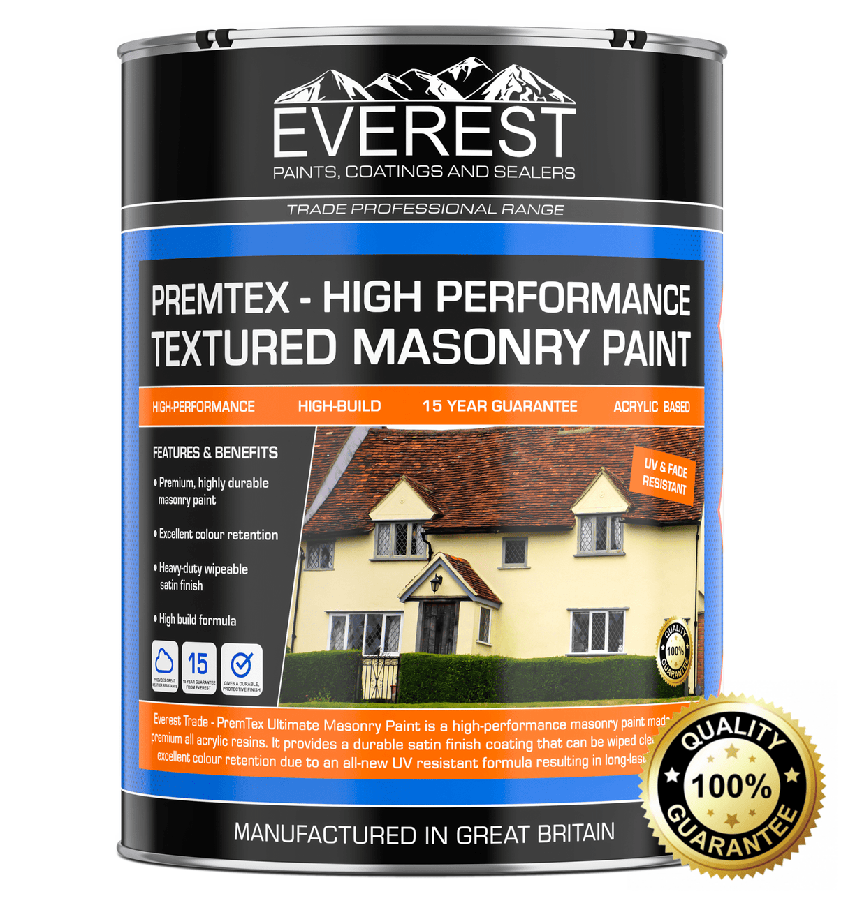 Everest - PremTex - Textured Masonry Paint - Everest Paints